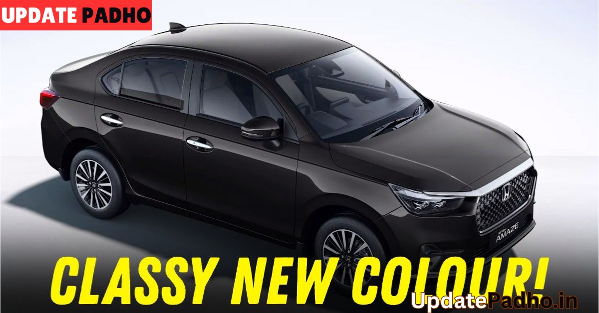 2025 Honda Amaze Gets a Stylish Upgrade with Crystal Black Pearl