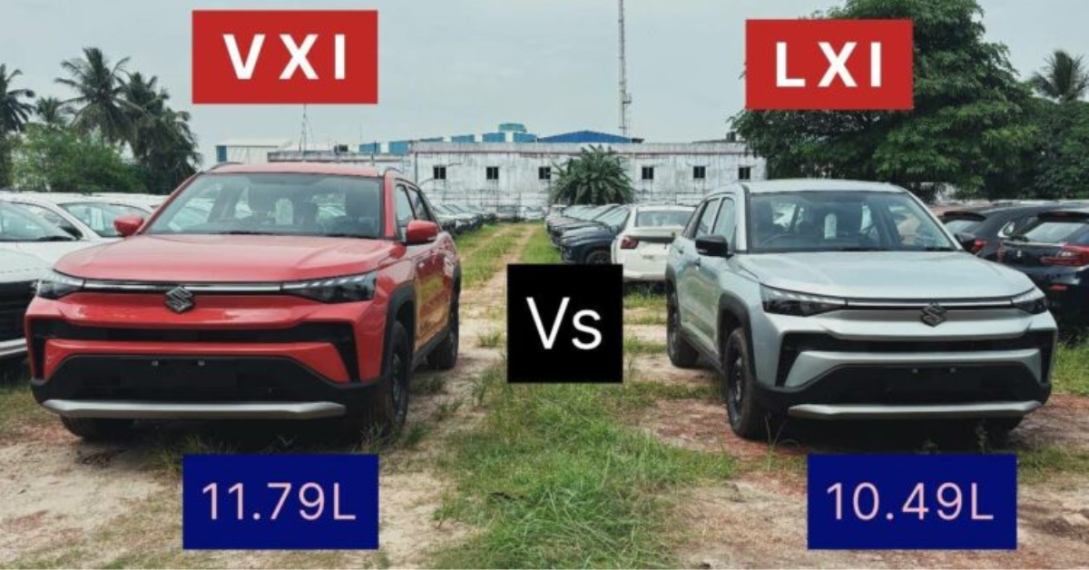 Maruti Victoris LXi vs VXi
