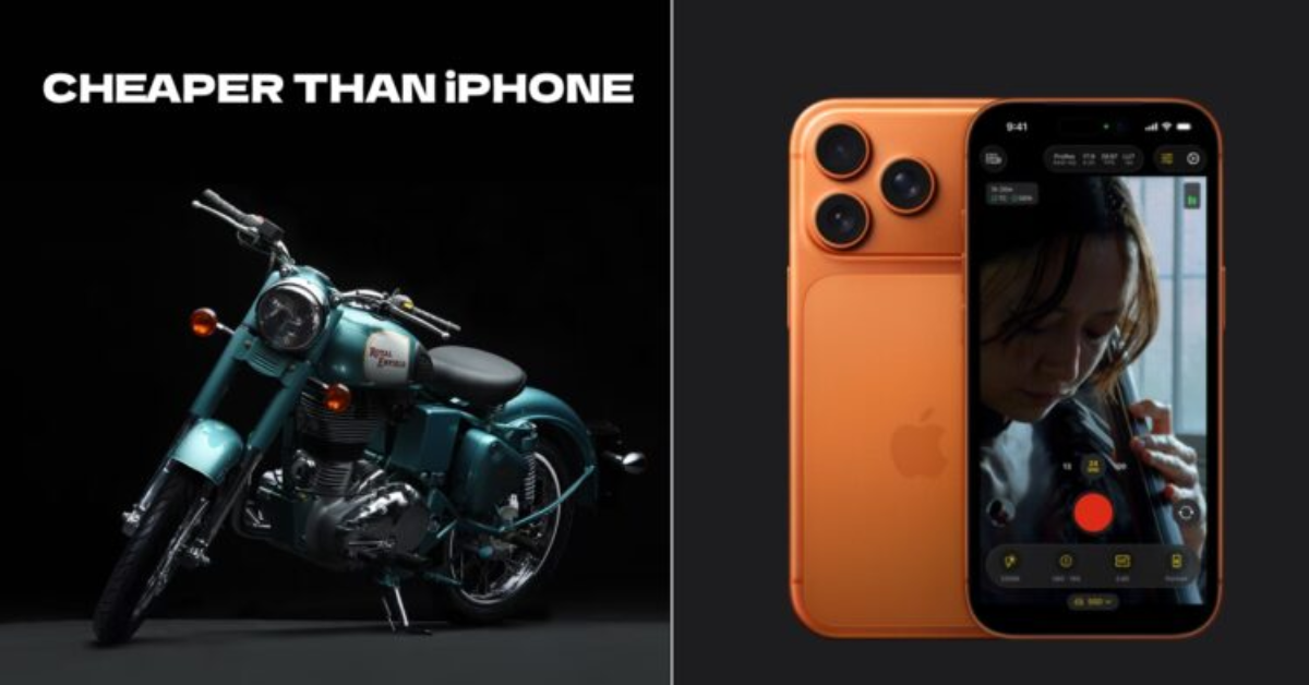 iPhone 17 Pro Max 2TB Price vs Royal Enfield Classic