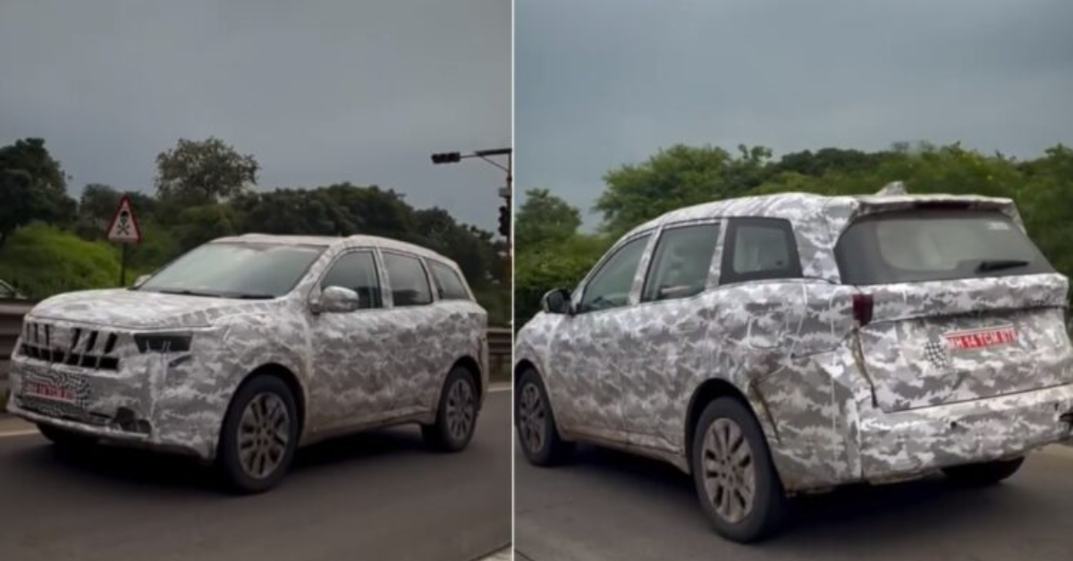 Mahindra XUV700 Facelift 2025 Spotted