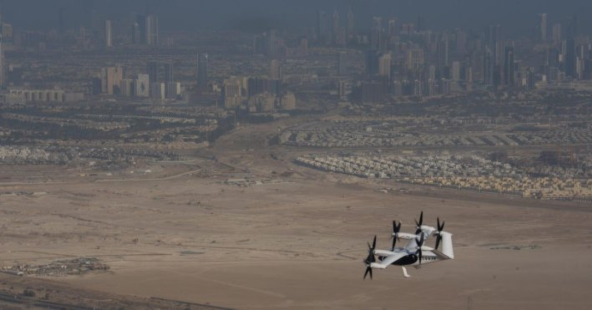 Joby Aviation’s First Piloted Air Taxi Flight in UAE