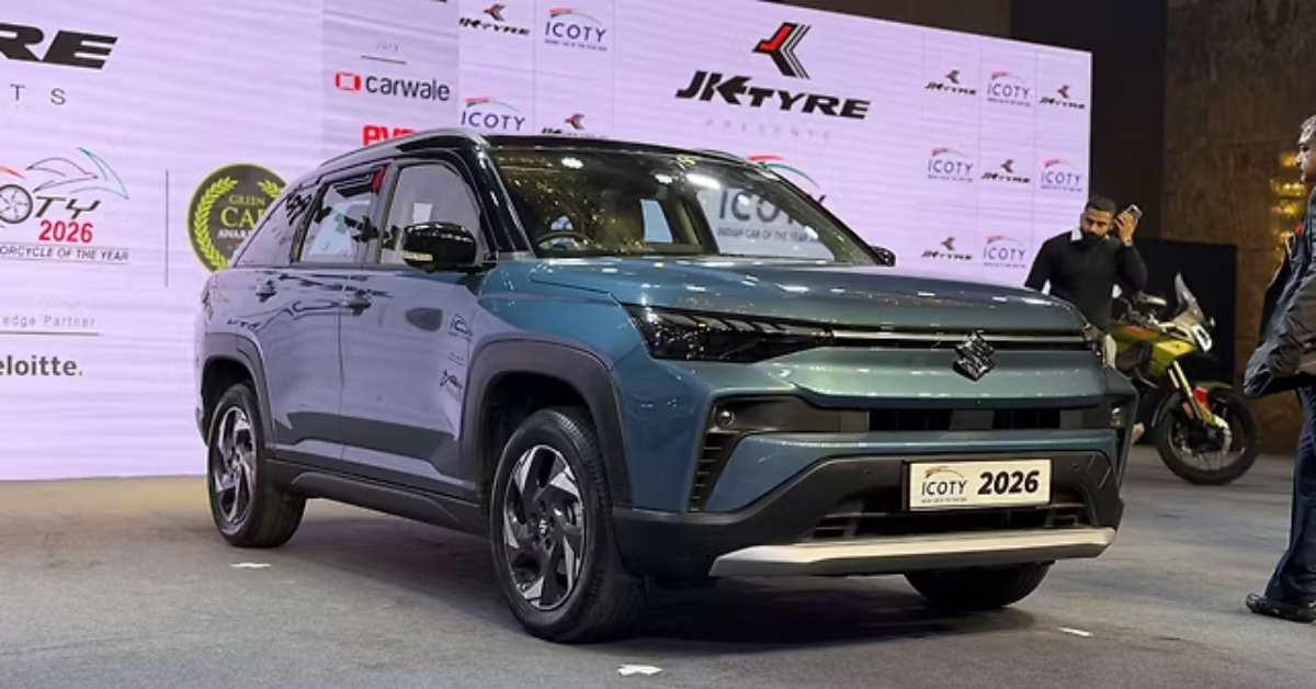 Maruti Suzuki Victoris Wins Indian Car of the Year 2026 Award