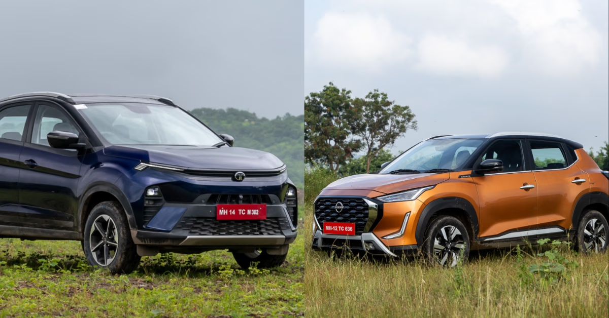 Tata Nexon vs Nissan Magnite Comparison