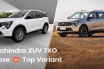 Mahindra XUV 7XO Base vs Top Variant Comparison