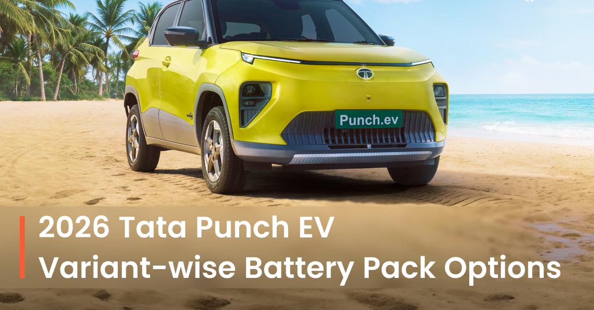 Tata Punch EV Facelift 2026 Battery Options