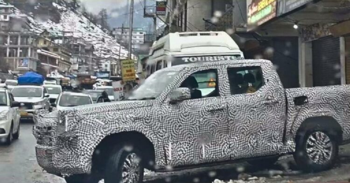 Mahindra Scorpio N Pickup Spotted Testing