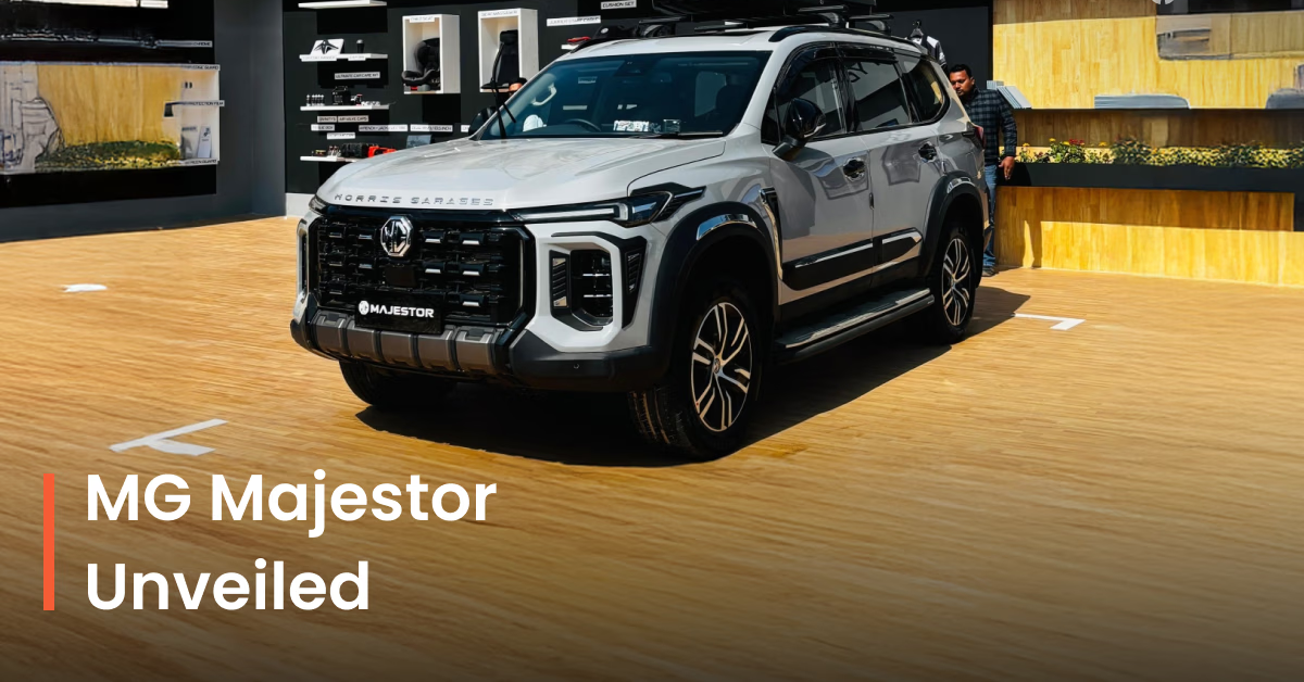 MG Majestor India Reveal – Price, Specifications, Luxury Features