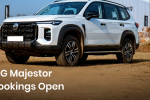 MG Majestor Booking Details – Booking Amount