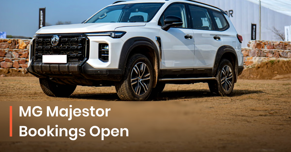 MG Majestor Booking Details – Booking Amount