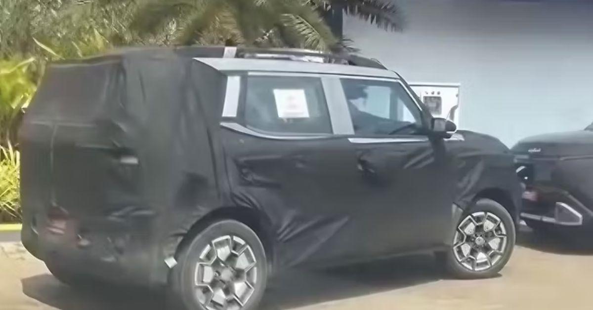 Hyundai Sub-4 Meter Electric SUV Spied in India
