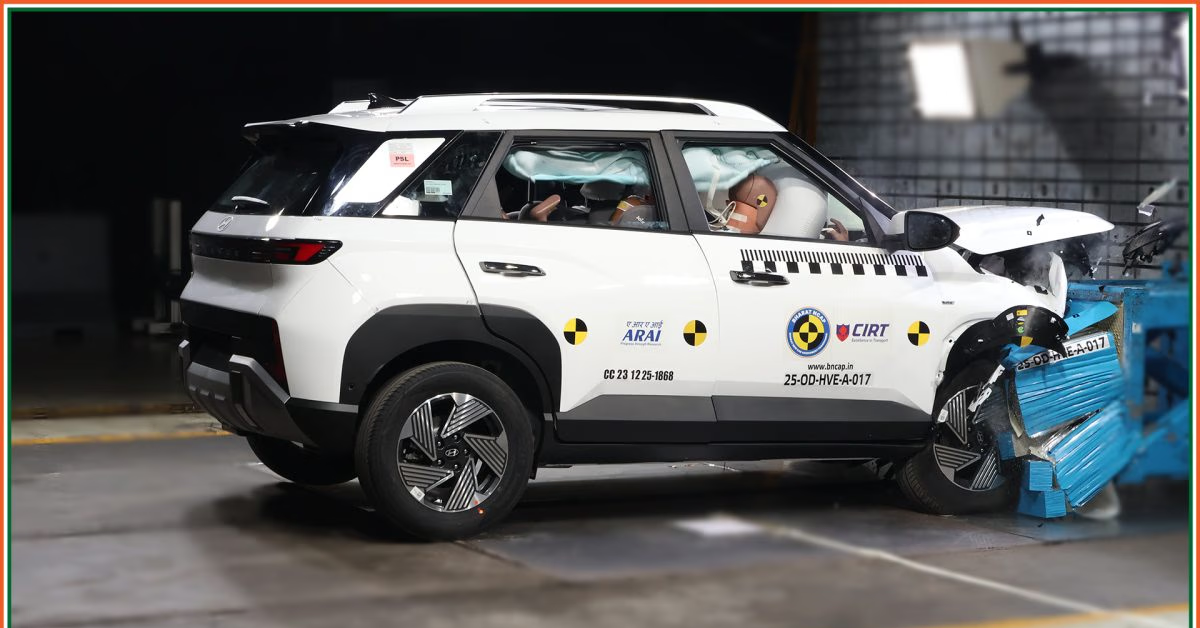 Hyundai Venue Facelift 2025 Bharat NCAP 5-Star Rating