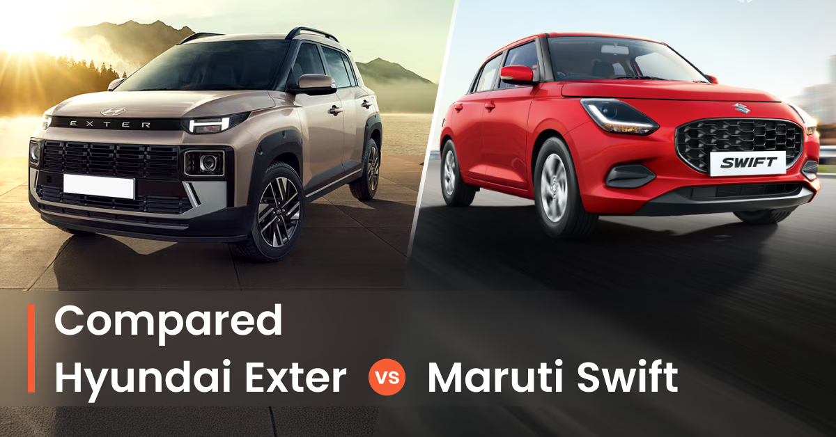 Hyundai Exter Facelift 2026 vs Maruti Swift