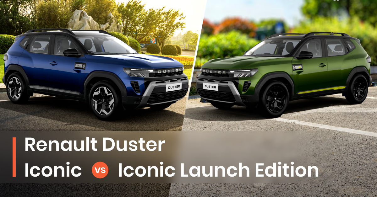 Renault Duster Iconic vs Launch Edition
