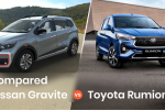 2026 Nissan Gravite vs Toyota Rumion Comparison