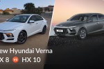 Hyundai Verna HX8 vs HX10 2026 Comparison
