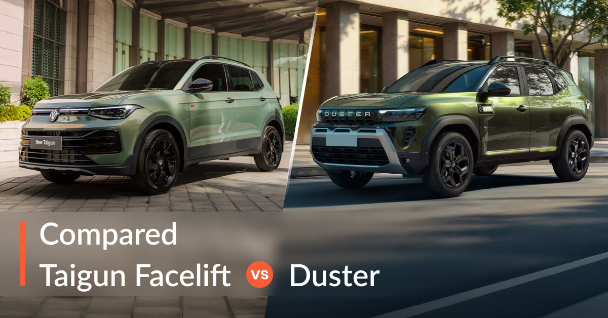 Volkswagen Taigun vs Renault Duster 2026 Comparison