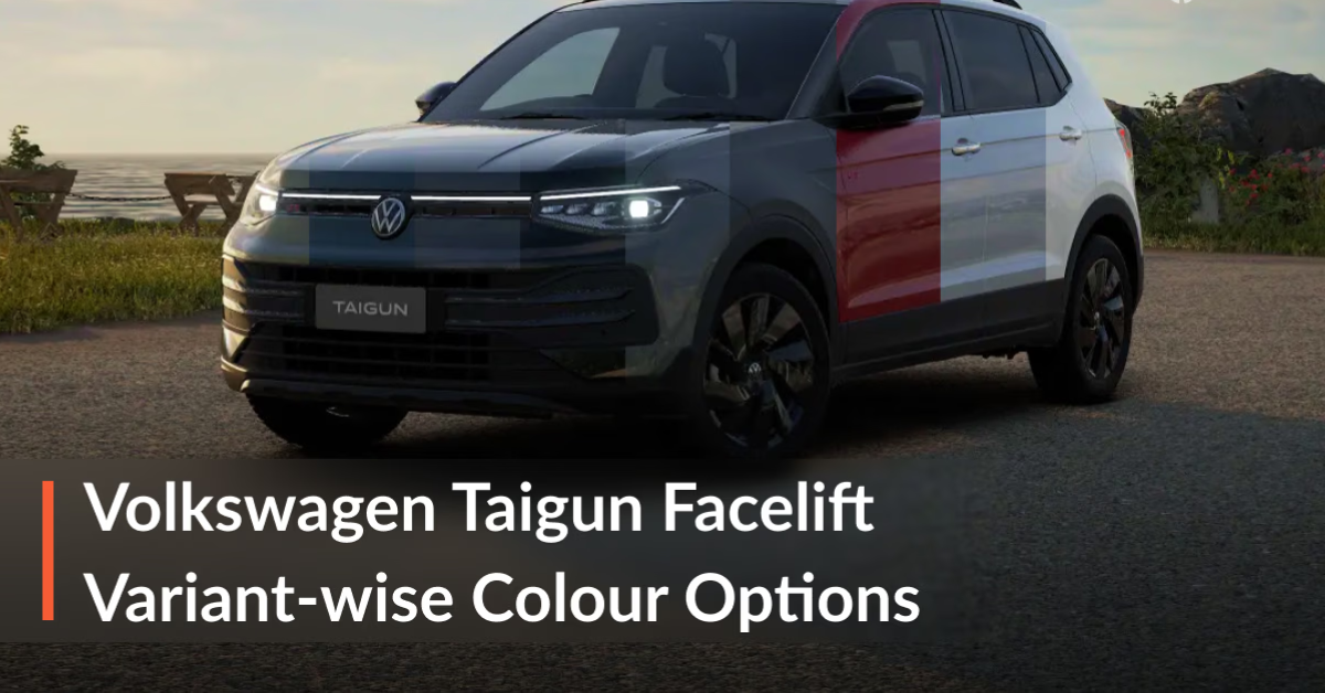 Volkswagen Taigun Facelift Colours 2026