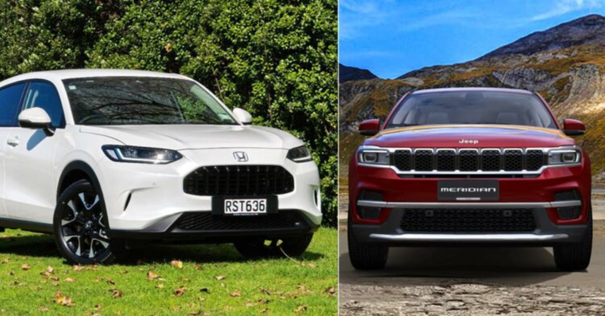 Honda ZR-V vs Jeep Meridian 2026 Comparison
