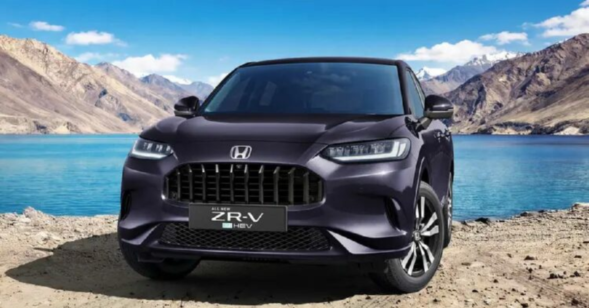 2026 Honda ZR-V India Unveiled – Hybrid SUV With Luxury Interior