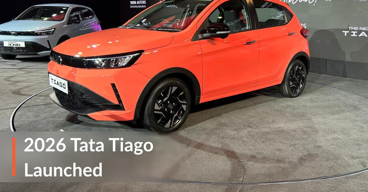 Tata Tiago Facelift 2026 Price, Mileage, Features & Finance Details