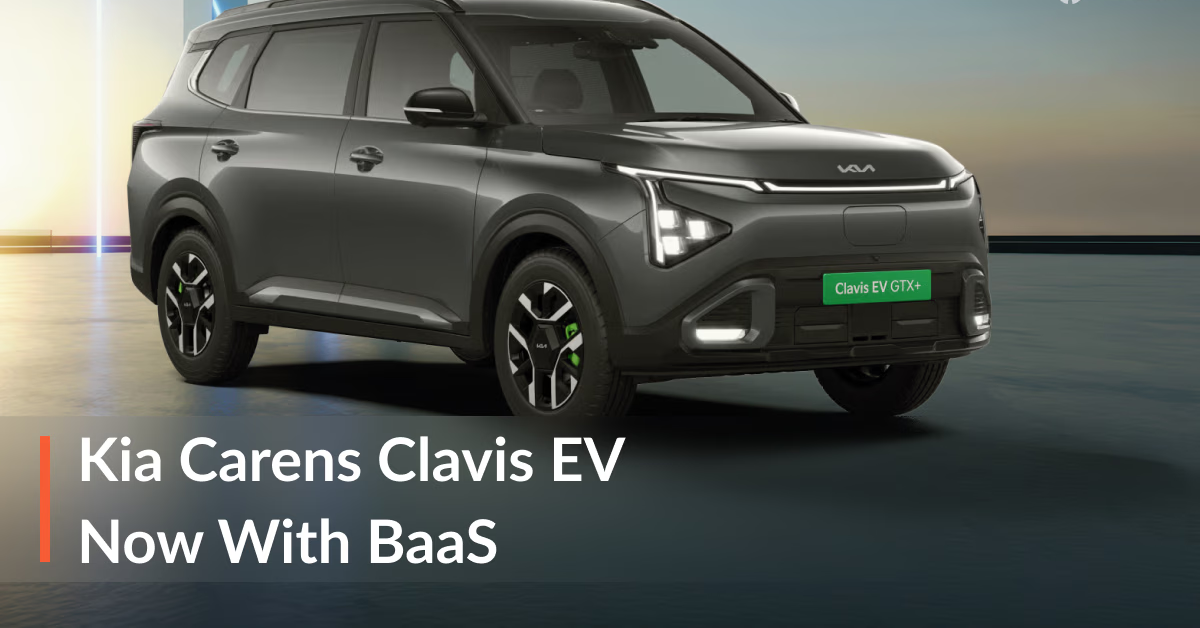 Kia Carens Clavis EV Battery Rental Program 2026