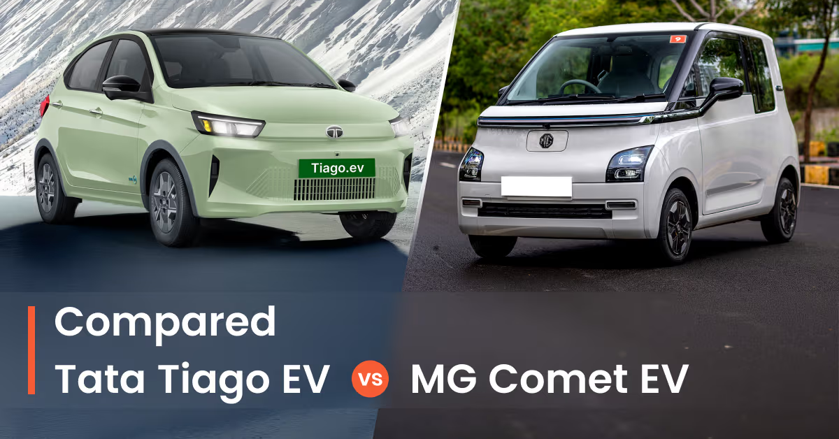 Tata Tiago EV vs MG Comet EV Comparison 2026