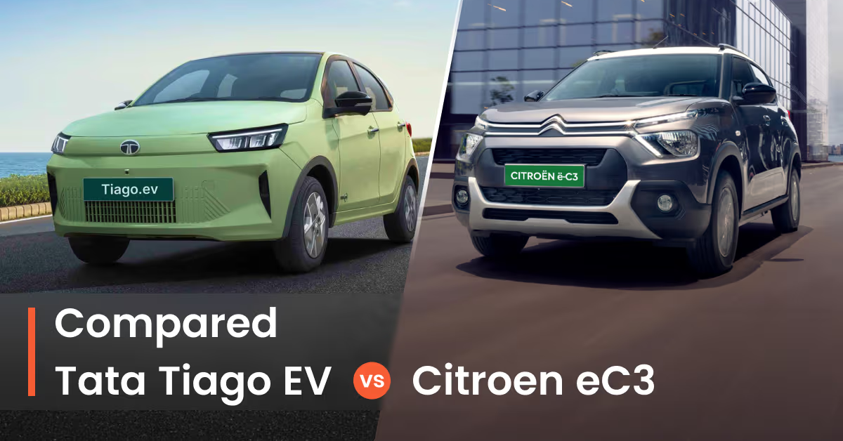 Tata Tiago EV vs Citroen eC3 Comparison 2026